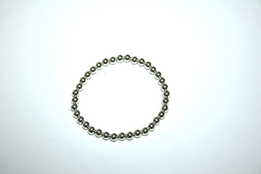 14k Sterling 4mm Bead Bracelet - Wild Daisy Design